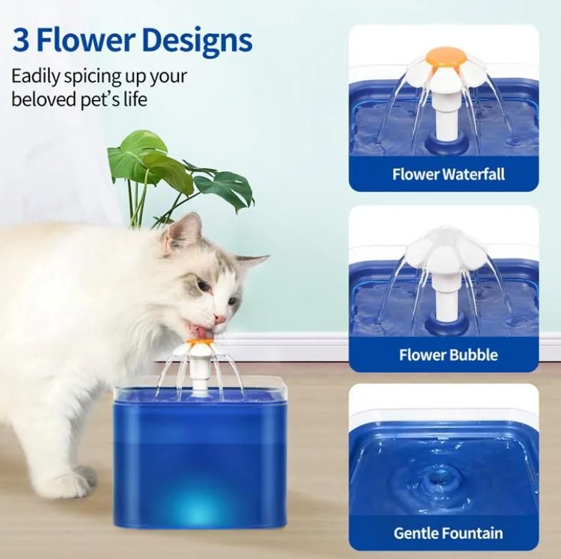 2L Small Pet Water Fountain for Kitten & Small Dog